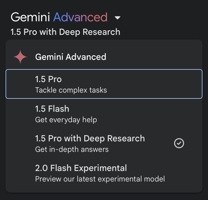 Volba Deep Research je vidět jen v anglické verzi