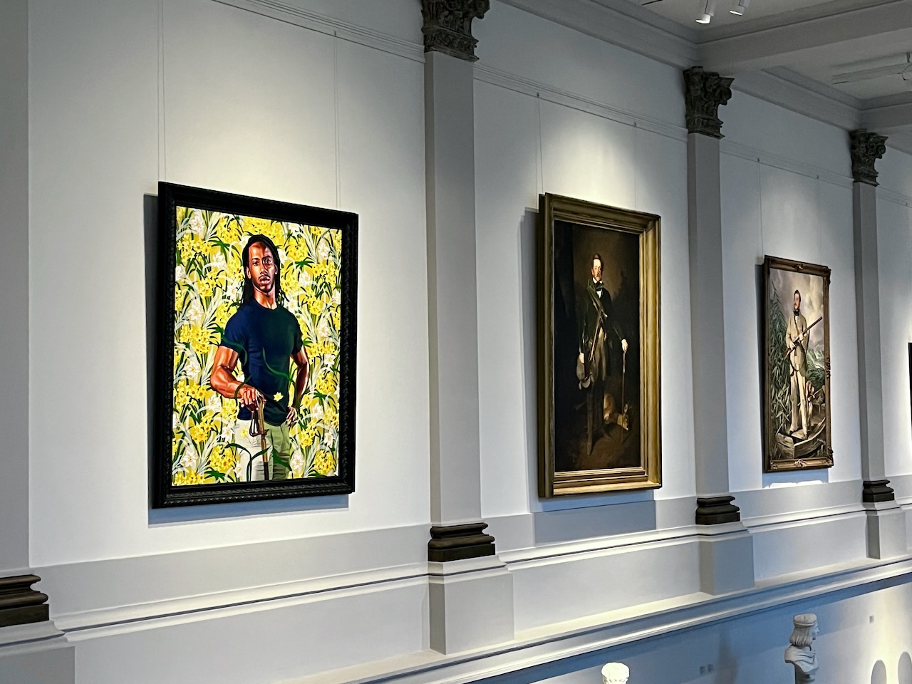 Kehinde Wiley a jeho obraz Generál John Burgoyne v drážďanské Albertině