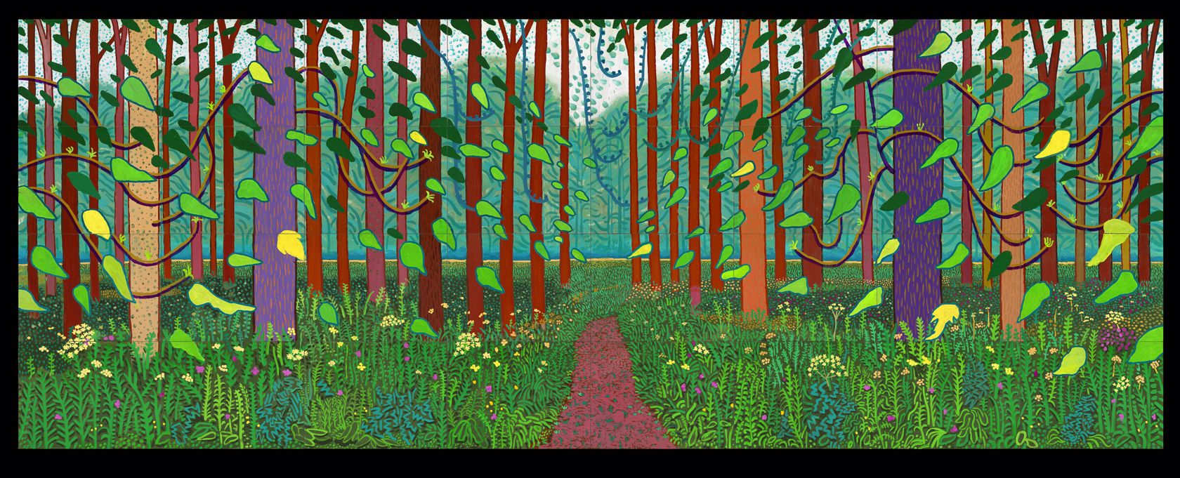 David Hockney, Arrival of Spring in Woldgate, East Yorkshire - 2011